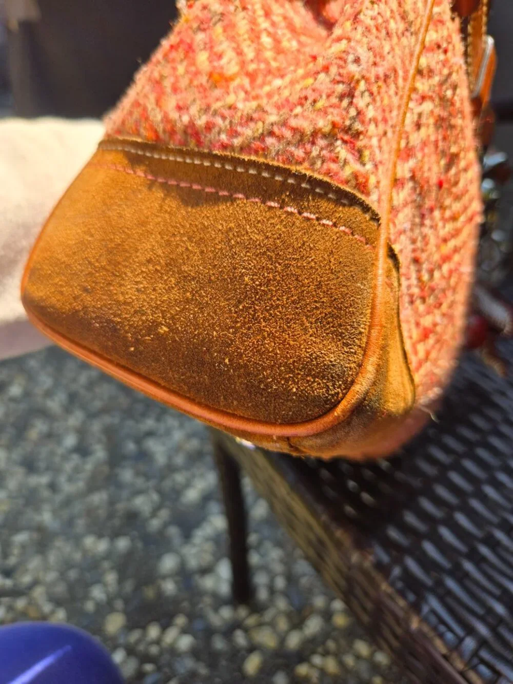 Coach Hamptons Herringbone Satchel F111215